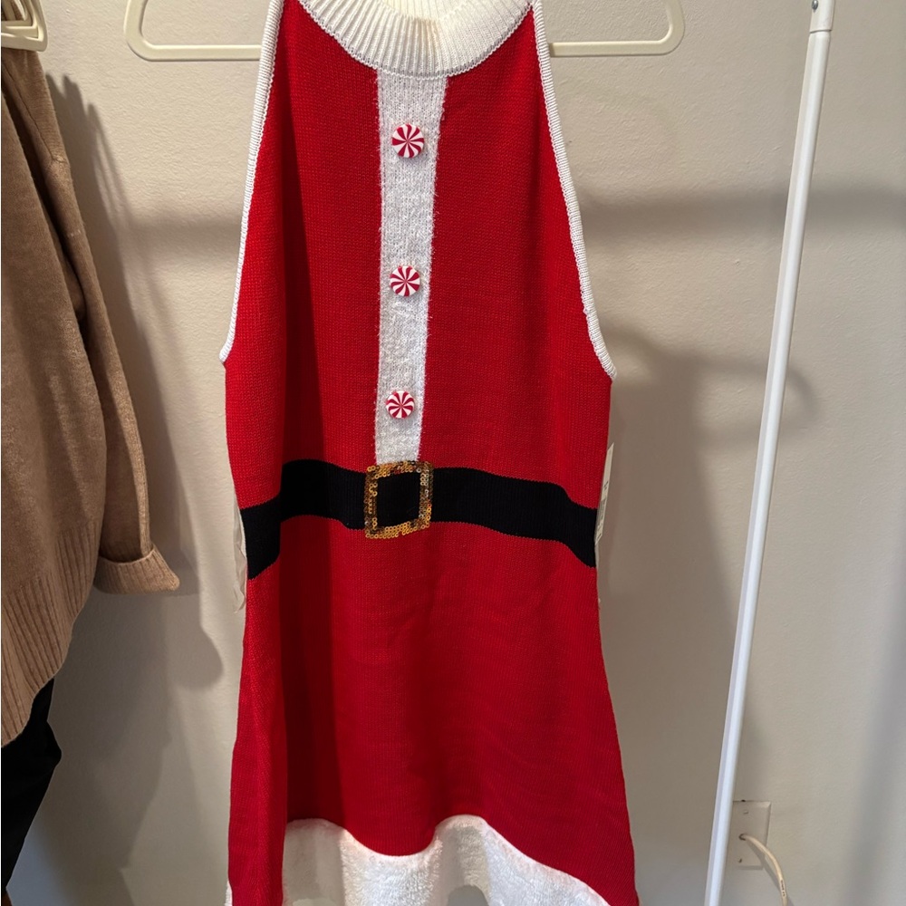 Festive Red Santa Dress